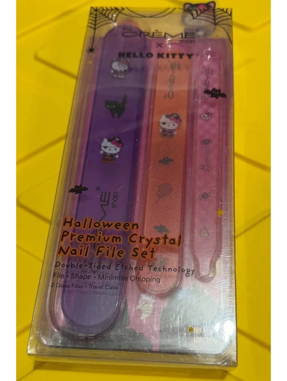 The Crème Shop x Hello Kitty Halloween Crystal Nail File Set NWT - Picture 2 of 3